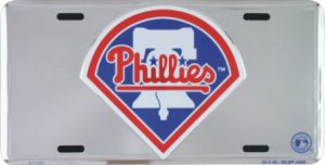 Philadelphia Phillies Anodized License Plate