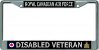 Royal Canadian Air Force Disabled Veteran Chrome Frame