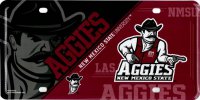 New Mexico State Aggies Metal License Plate