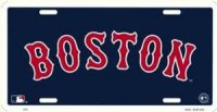 Boston Red Sox MLB License Plate
