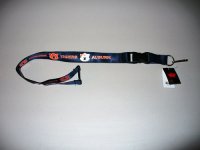 Auburn Tigers Lanyard With Neck Safety Latch