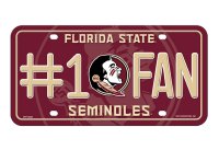 Florida State Seminoles #1 Fan License Plate