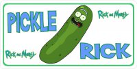 Pickle Rick Photo License Plate