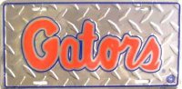 Florida Gators College Diamond License Plate