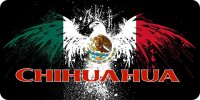 Mexico Chihuahua Eagle Photo License Plate