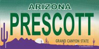 Arizona Prescott Photo License Plate