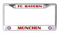 FC Bayern Munchen #2 Chrome License Plate Frame