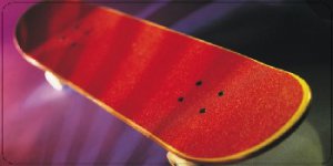 Skateboard Photo License Plate
