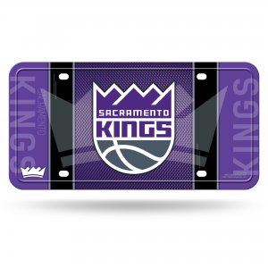 Sacramento Kings Metal License Plate