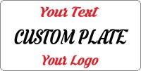 Customized License Plate Your Text Your Logo Photo License Plate