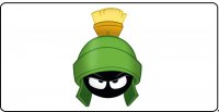 Marvin Martian Centered Photo License Plate