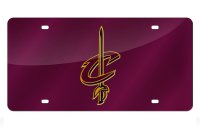 Cleveland Cavaliers Logo Red Laser License Plate