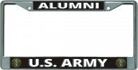 U.S. Army Alumni #2 Chrome License Plate Frame