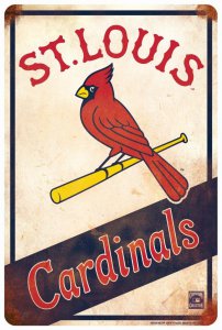 St. Louis Cardinals Retro Parking Sign