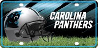 Carolina Panthers Metal License Plate