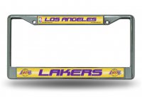 Los Angeles Lakers Glitter Chrome License Plate Frame