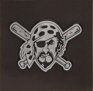 Pittsburgh Pirates Chrome Auto Emblem