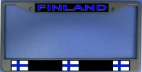 Finland Flag Photo License Plate Frame