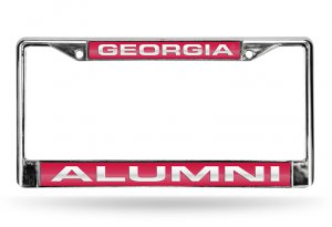 Georgia Bulldogs Alumni Laser Chrome License Plate Frame