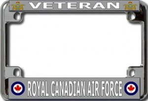 Veteran Royal Canadian Air Force Chrome Motorcycle Frame