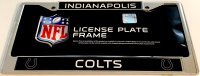 Indianapolis Colts Chrome License Plate Frame