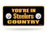 You're In Steeler Country Metal License Plate