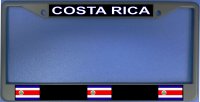 Costa Rica Flag Photo License Plate Frame