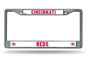 Cincinnati Reds Chrome License Plate Frame