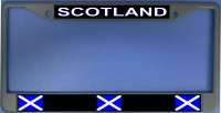 Scotland Flag Photo License Plate Frame