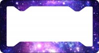 Space Galaxy Thin Style License Plate Frame