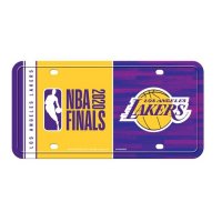 Los Angeles Lakers NBA Finals Metal License Plate