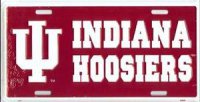 Indiana Hoosiers Metal License Plate