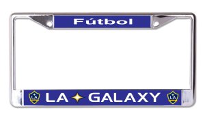 Futbol L.A. Galaxy Chrome License Plate Frame