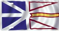 Newfoundland Flag Airbrush License Plate