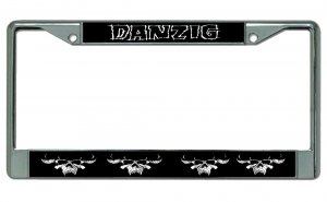 Danzig Multi Logo Chrome License Plate Frame