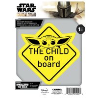 Star Wars The Mandalorian The Child on Board Yellow Decal