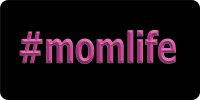 Hashtag Momlife Photo License Plate