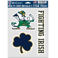 Notre Dame Fighting Irish 3 Fan Pack Decals