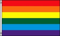 Gay Pride Rainbow Polyester Flag