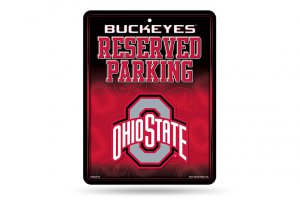 Ohio State Buckeyes Metal Parking Sign