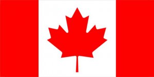 Canada Flag Photo License Plate
