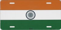 India Flag License Plate