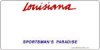 Louisiana License Plates & Frame