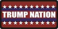 Trump Nation #2 Photo License Plate