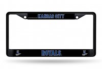 Kansas City Royals Black Metal License Plate Frame