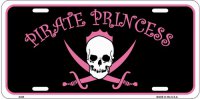 Pirate Princess License Plate