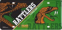 Florida A&M Rattlers Metal License Plate