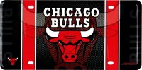 Chicago Bulls Metal License Plate