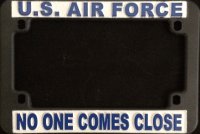 Air Force No One Comes Close Motorcycle Frame