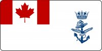 Royal Canadian Navy Photo License Plate